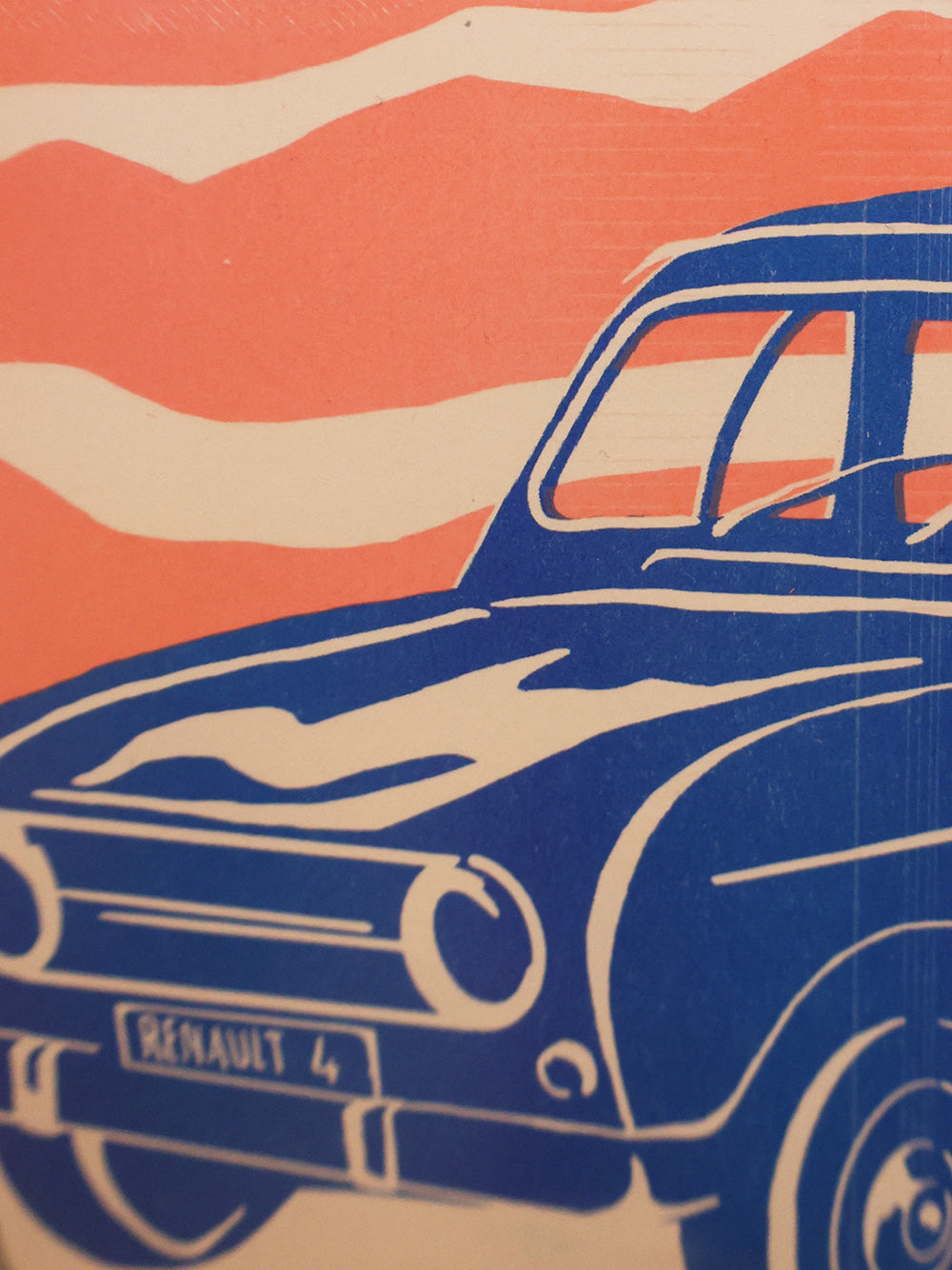 RISO Print mit Rahmen: Renault R4 (9 übrig)