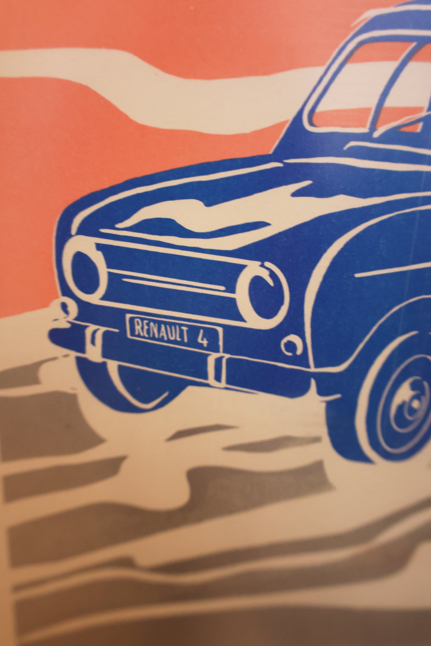 RISO Print mit Rahmen: Renault R4 (9 übrig)